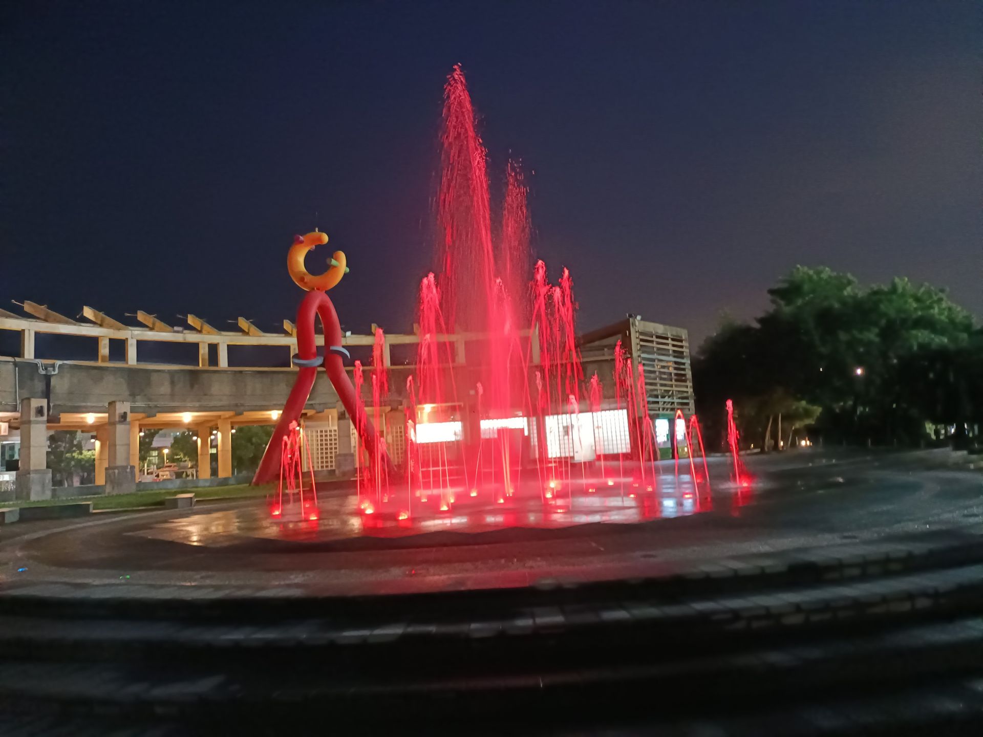 天母運動公園 水舞區
