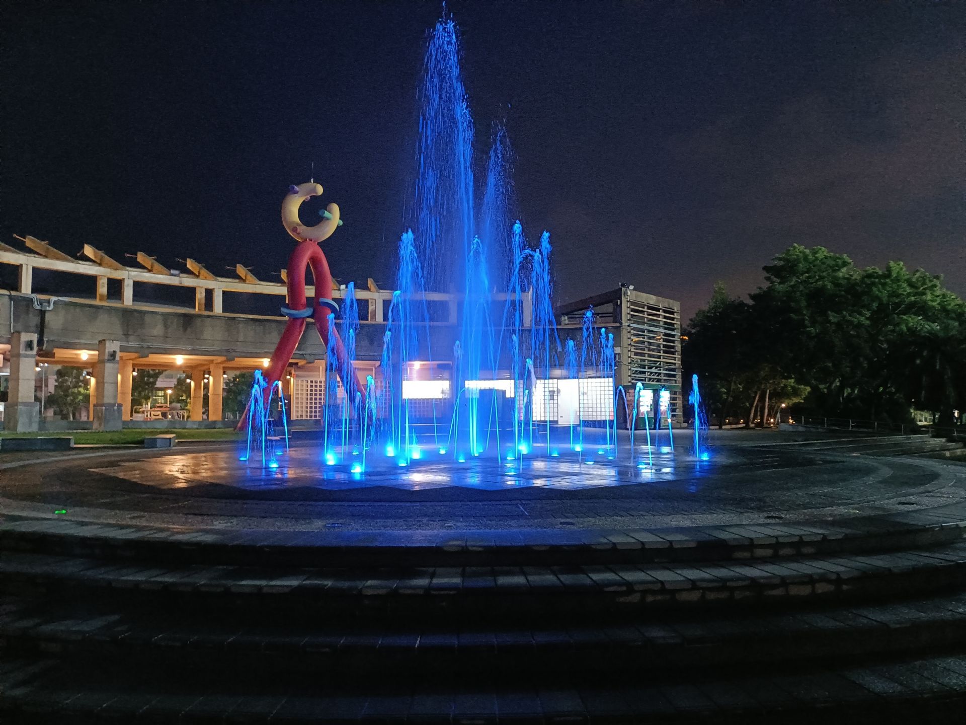 天母運動公園 水舞區