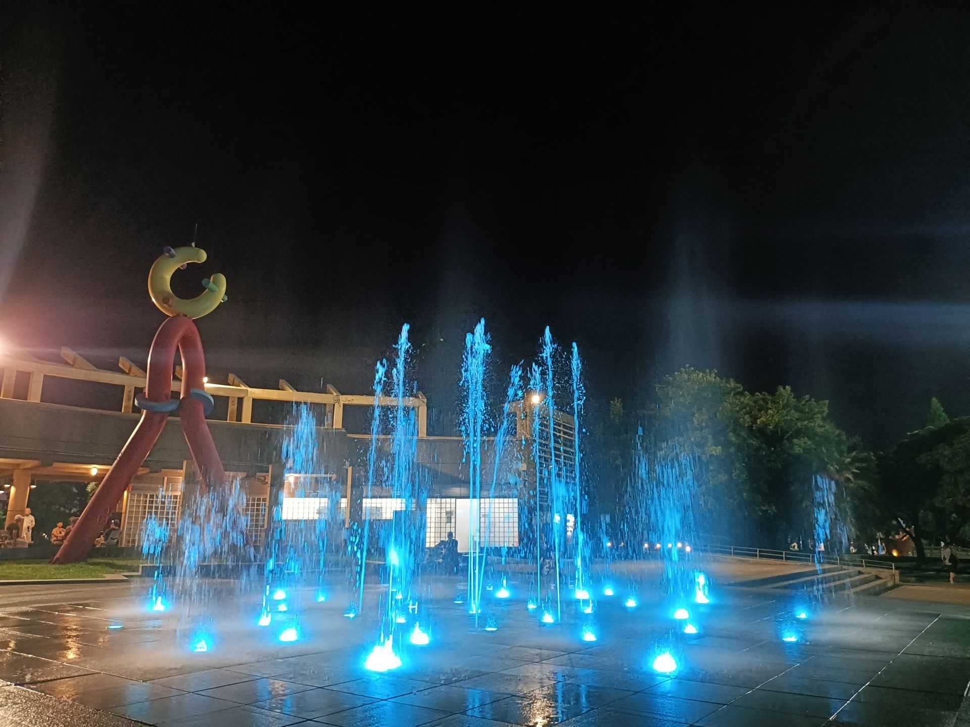 天母運動公園 水舞區
